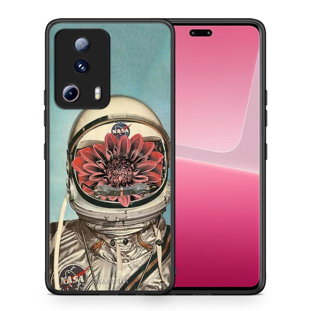 Θήκη Xiaomi 13 Lite 5G Nasa Bloom από τη Smartfits με σχέδιο στο πίσω μέρος και μαύρο περίβλημα | Xiaomi 13 Lite 5G Nasa Bloom Case with Colorful Back and Black Bezels