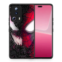 Thumbnail for Θήκη Xiaomi 13 Lite 5G PopArt SpiderVenom από τη Smartfits με σχέδιο στο πίσω μέρος και μαύρο περίβλημα | Xiaomi 13 Lite 5G PopArt SpiderVenom Case with Colorful Back and Black Bezels