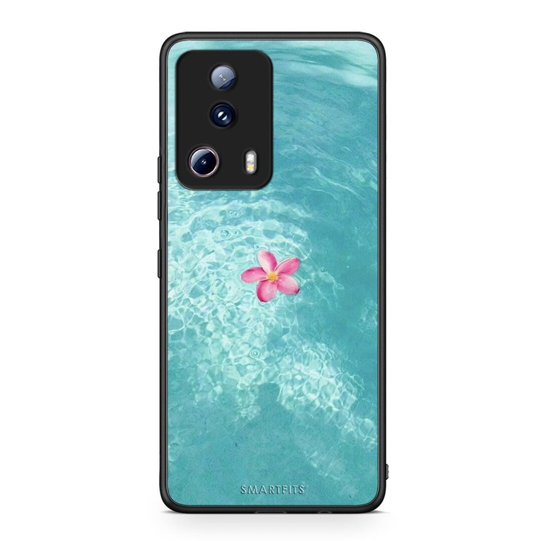 Θήκη Xiaomi 13 Lite 5G Water Flower από τη Smartfits με σχέδιο στο πίσω μέρος και μαύρο περίβλημα | Xiaomi 13 Lite 5G Water Flower Case with Colorful Back and Black Bezels