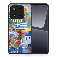 Thumbnail for Θήκη Xiaomi 13 Pro All Greek από τη Smartfits με σχέδιο στο πίσω μέρος και μαύρο περίβλημα | Xiaomi 13 Pro All Greek Case with Colorful Back and Black Bezels