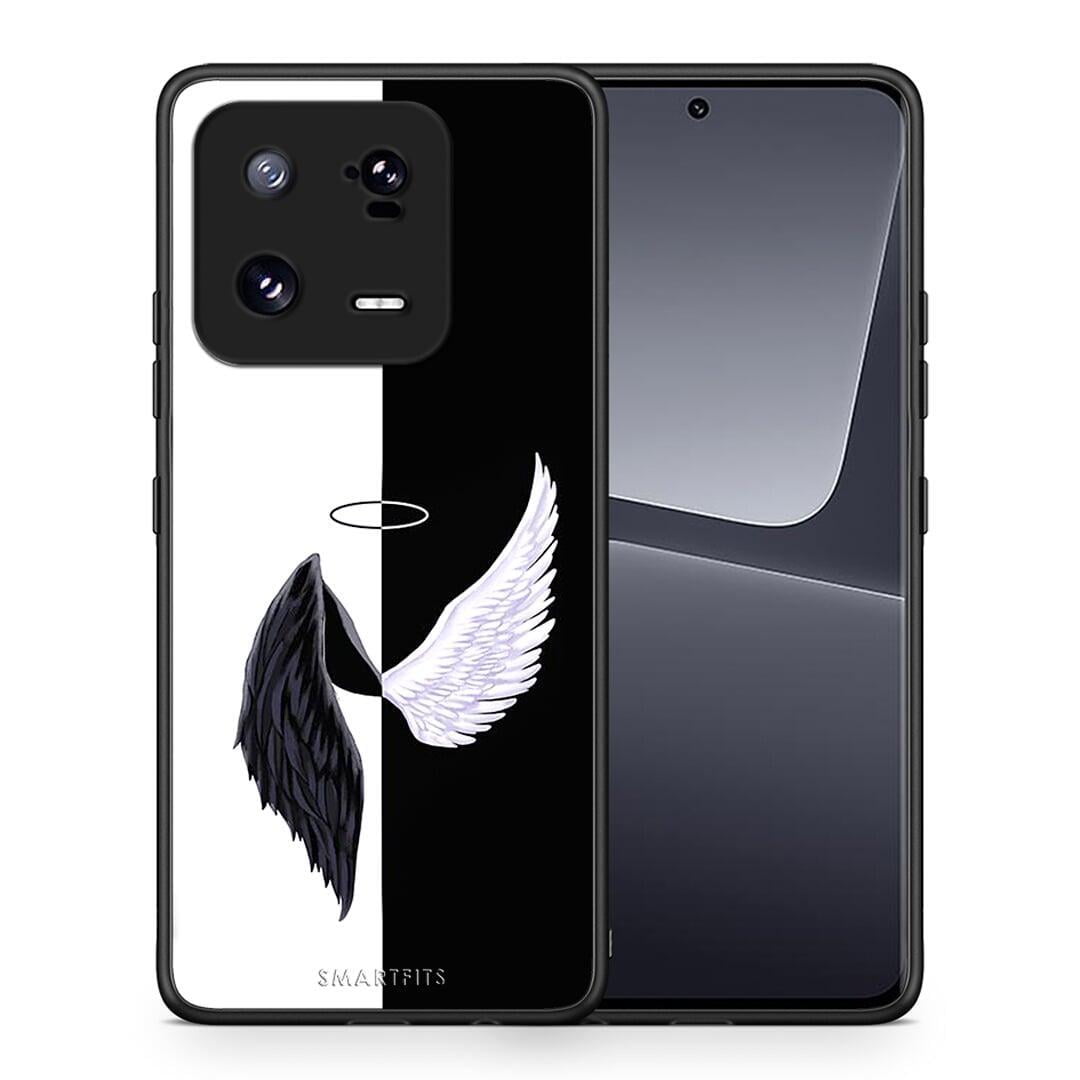 Θήκη Xiaomi 13 Angels Demons από τη Smartfits με σχέδιο στο πίσω μέρος και μαύρο περίβλημα | Xiaomi 13 Angels Demons Case with Colorful Back and Black Bezels