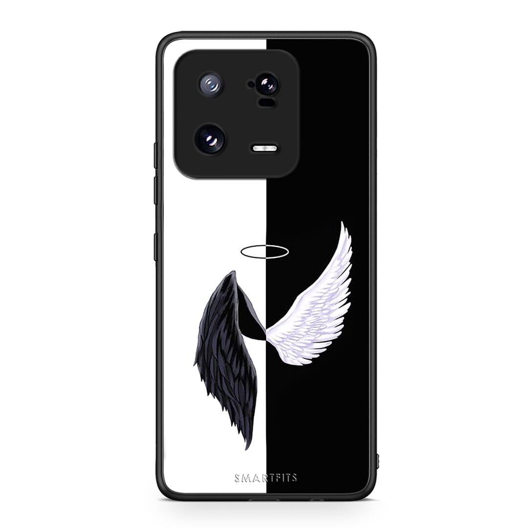 Θήκη Xiaomi 13 Angels Demons από τη Smartfits με σχέδιο στο πίσω μέρος και μαύρο περίβλημα | Xiaomi 13 Angels Demons Case with Colorful Back and Black Bezels