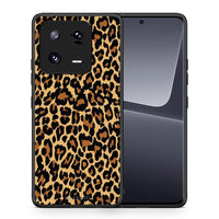 Thumbnail for Θήκη Xiaomi 13 Pro Animal Leopard από τη Smartfits με σχέδιο στο πίσω μέρος και μαύρο περίβλημα | Xiaomi 13 Pro Animal Leopard Case with Colorful Back and Black Bezels