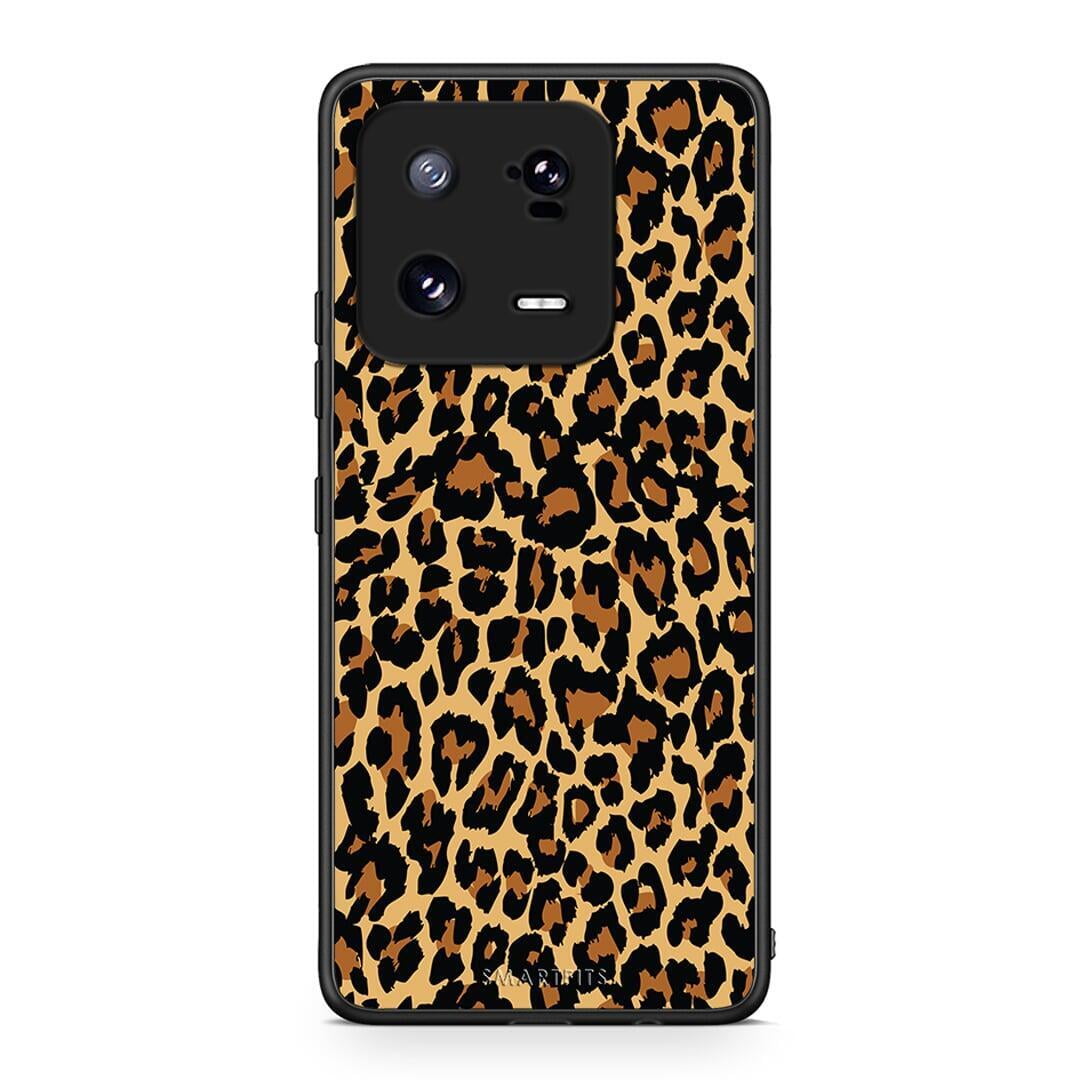 Θήκη Xiaomi 13 Animal Leopard από τη Smartfits με σχέδιο στο πίσω μέρος και μαύρο περίβλημα | Xiaomi 13 Animal Leopard Case with Colorful Back and Black Bezels
