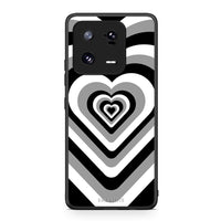 Thumbnail for Θήκη Xiaomi 13 Black Hearts από τη Smartfits με σχέδιο στο πίσω μέρος και μαύρο περίβλημα | Xiaomi 13 Black Hearts Case with Colorful Back and Black Bezels