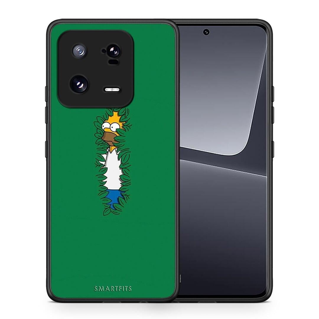 Θήκη Xiaomi 13 Bush Man από τη Smartfits με σχέδιο στο πίσω μέρος και μαύρο περίβλημα | Xiaomi 13 Bush Man Case with Colorful Back and Black Bezels