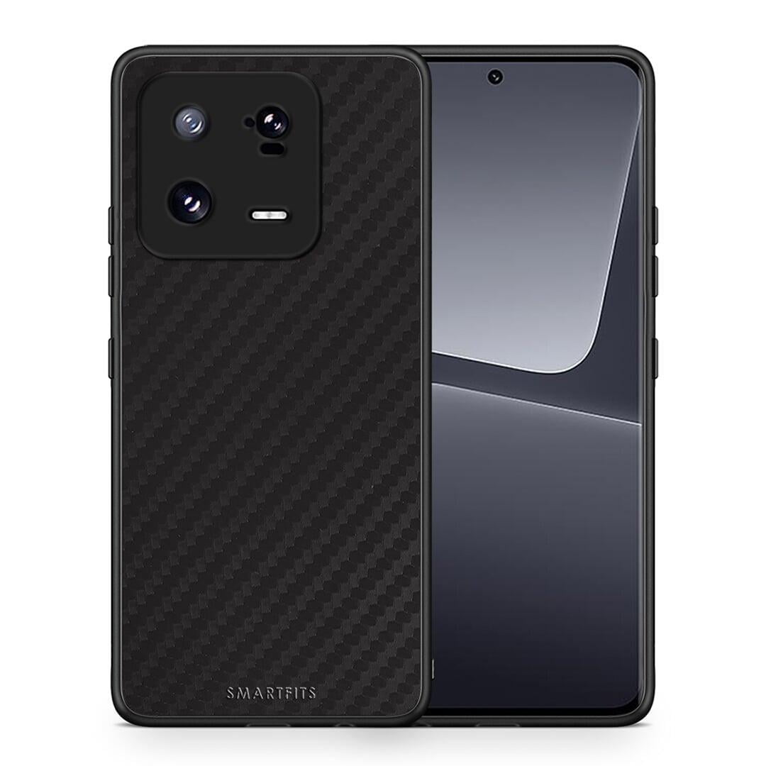 Θήκη Xiaomi 13 Pro Carbon Black από τη Smartfits με σχέδιο στο πίσω μέρος και μαύρο περίβλημα | Xiaomi 13 Pro Carbon Black Case with Colorful Back and Black Bezels