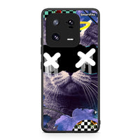 Thumbnail for Θήκη Xiaomi 13 Pro Cat Collage από τη Smartfits με σχέδιο στο πίσω μέρος και μαύρο περίβλημα | Xiaomi 13 Pro Cat Collage Case with Colorful Back and Black Bezels