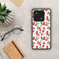 Thumbnail for Θήκη Xiaomi 13 Cherry Summer από τη Smartfits με σχέδιο στο πίσω μέρος και μαύρο περίβλημα | Xiaomi 13 Cherry Summer Case with Colorful Back and Black Bezels