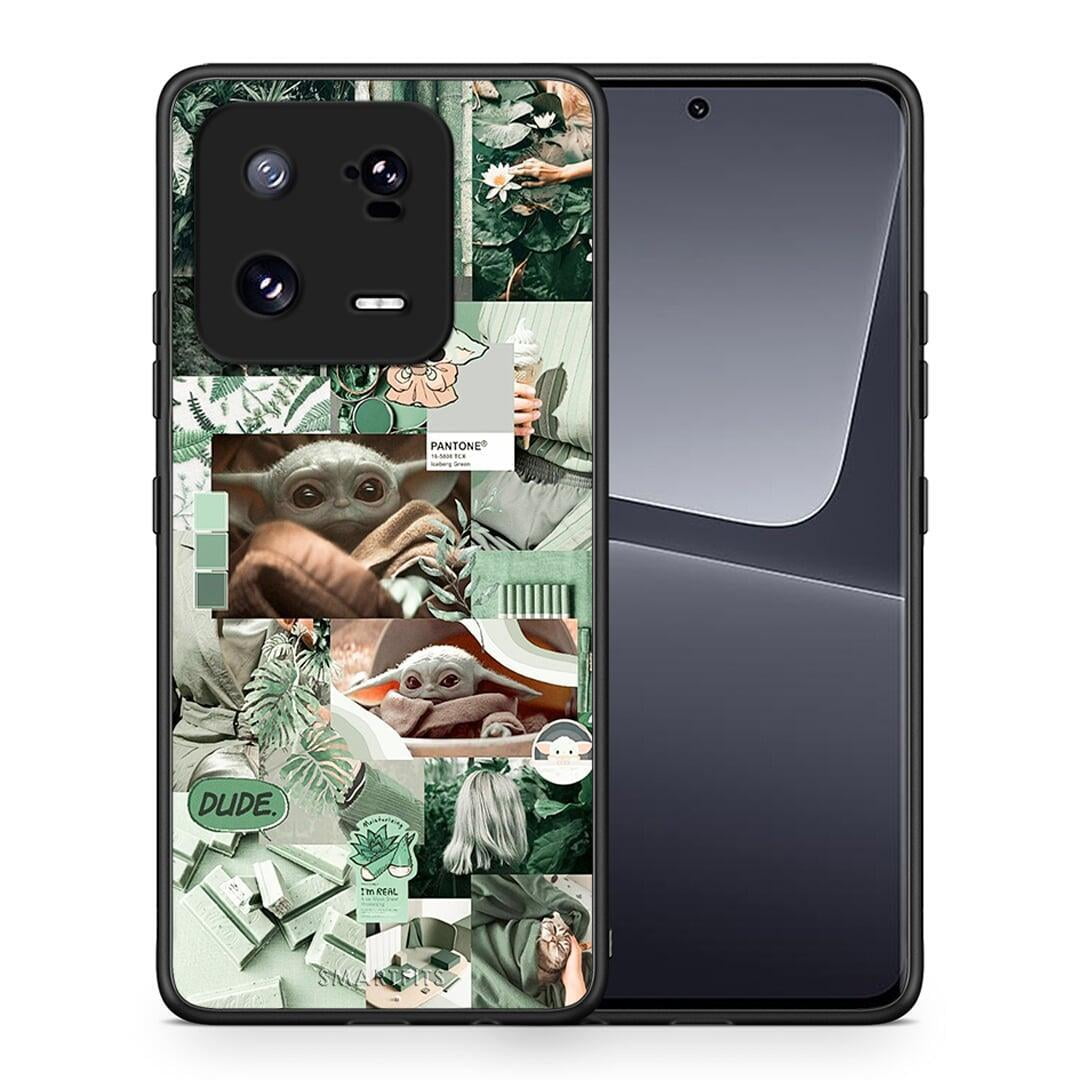 Θήκη Xiaomi 13 Pro Collage Dude από τη Smartfits με σχέδιο στο πίσω μέρος και μαύρο περίβλημα | Xiaomi 13 Pro Collage Dude Case with Colorful Back and Black Bezels