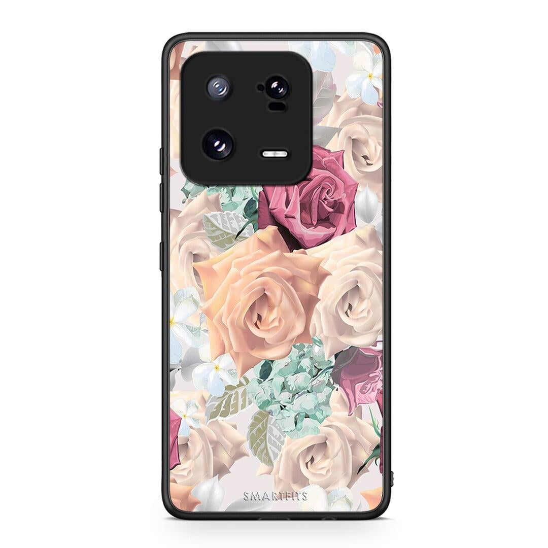 Θήκη Xiaomi 13 Floral Bouquet από τη Smartfits με σχέδιο στο πίσω μέρος και μαύρο περίβλημα | Xiaomi 13 Floral Bouquet Case with Colorful Back and Black Bezels