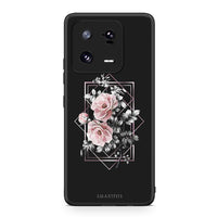 Thumbnail for Θήκη Xiaomi 13 Pro Flower Frame από τη Smartfits με σχέδιο στο πίσω μέρος και μαύρο περίβλημα | Xiaomi 13 Pro Flower Frame Case with Colorful Back and Black Bezels