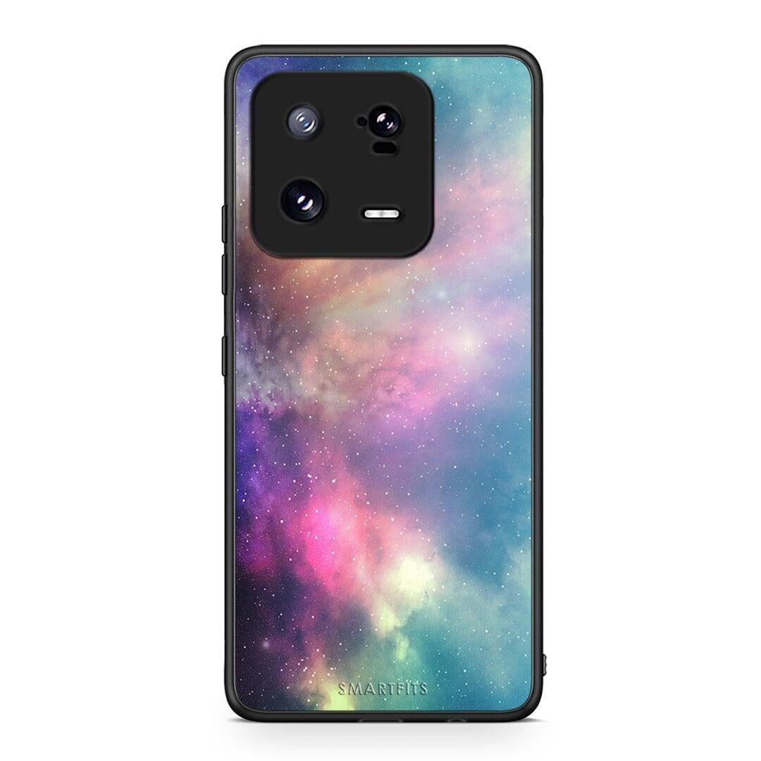 Θήκη Xiaomi 13 Galactic Rainbow από τη Smartfits με σχέδιο στο πίσω μέρος και μαύρο περίβλημα | Xiaomi 13 Galactic Rainbow Case with Colorful Back and Black Bezels