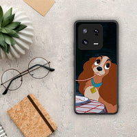 Thumbnail for Θήκη Xiaomi 13 Pro Lady And Tramp 2 από τη Smartfits με σχέδιο στο πίσω μέρος και μαύρο περίβλημα | Xiaomi 13 Pro Lady And Tramp 2 Case with Colorful Back and Black Bezels