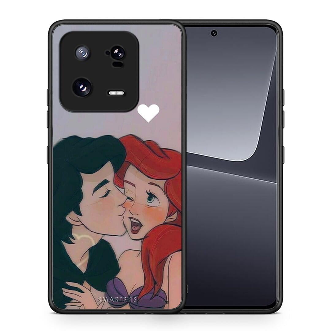 Θήκη Xiaomi 13 Pro Mermaid Couple από τη Smartfits με σχέδιο στο πίσω μέρος και μαύρο περίβλημα | Xiaomi 13 Pro Mermaid Couple Case with Colorful Back and Black Bezels