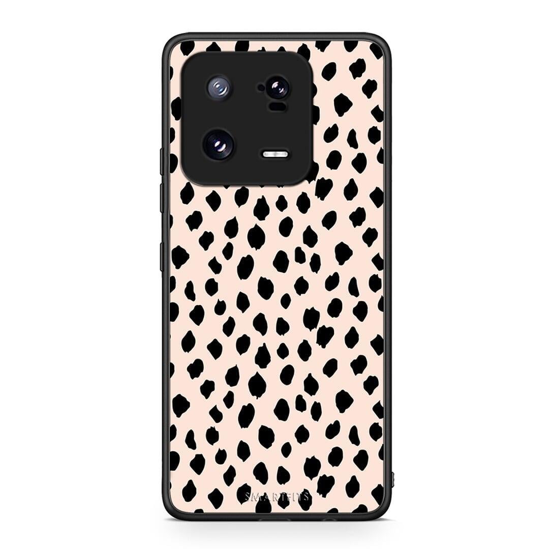 Θήκη Xiaomi 13 Pro New Polka Dots από τη Smartfits με σχέδιο στο πίσω μέρος και μαύρο περίβλημα | Xiaomi 13 Pro New Polka Dots Case with Colorful Back and Black Bezels