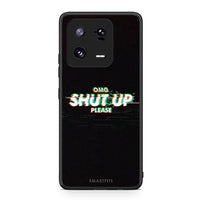 Thumbnail for Θήκη Xiaomi 13 Pro OMG ShutUp από τη Smartfits με σχέδιο στο πίσω μέρος και μαύρο περίβλημα | Xiaomi 13 Pro OMG ShutUp Case with Colorful Back and Black Bezels