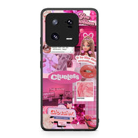 Thumbnail for Θήκη Xiaomi 13 Pink Love από τη Smartfits με σχέδιο στο πίσω μέρος και μαύρο περίβλημα | Xiaomi 13 Pink Love Case with Colorful Back and Black Bezels