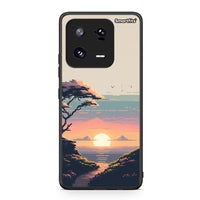 Thumbnail for Θήκη Xiaomi 13 Pixel Sunset από τη Smartfits με σχέδιο στο πίσω μέρος και μαύρο περίβλημα | Xiaomi 13 Pixel Sunset Case with Colorful Back and Black Bezels