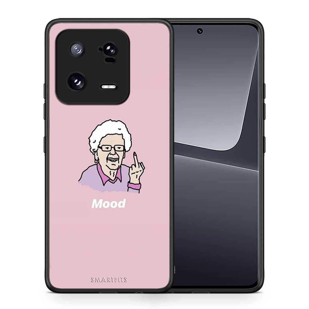 Θήκη Xiaomi 13 PopArt Mood από τη Smartfits με σχέδιο στο πίσω μέρος και μαύρο περίβλημα | Xiaomi 13 PopArt Mood Case with Colorful Back and Black Bezels