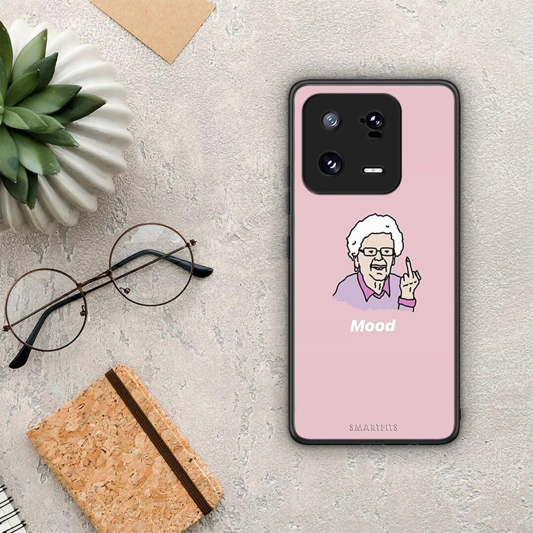 Θήκη Xiaomi 13 PopArt Mood από τη Smartfits με σχέδιο στο πίσω μέρος και μαύρο περίβλημα | Xiaomi 13 PopArt Mood Case with Colorful Back and Black Bezels