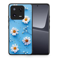 Thumbnail for Θήκη Xiaomi 13 Real Daisies από τη Smartfits με σχέδιο στο πίσω μέρος και μαύρο περίβλημα | Xiaomi 13 Real Daisies Case with Colorful Back and Black Bezels