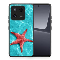 Thumbnail for Θήκη Xiaomi 13 Red Starfish από τη Smartfits με σχέδιο στο πίσω μέρος και μαύρο περίβλημα | Xiaomi 13 Red Starfish Case with Colorful Back and Black Bezels