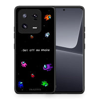 Thumbnail for Θήκη Xiaomi 13 Pro Text AFK από τη Smartfits με σχέδιο στο πίσω μέρος και μαύρο περίβλημα | Xiaomi 13 Pro Text AFK Case with Colorful Back and Black Bezels