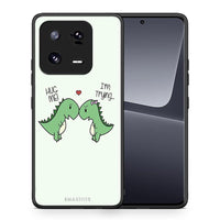 Thumbnail for Θήκη Xiaomi 13 Valentine Rex από τη Smartfits με σχέδιο στο πίσω μέρος και μαύρο περίβλημα | Xiaomi 13 Valentine Rex Case with Colorful Back and Black Bezels