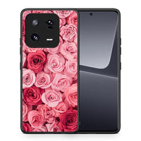 Thumbnail for Θήκη Xiaomi 13 Pro Valentine RoseGarden από τη Smartfits με σχέδιο στο πίσω μέρος και μαύρο περίβλημα | Xiaomi 13 Pro Valentine RoseGarden Case with Colorful Back and Black Bezels
