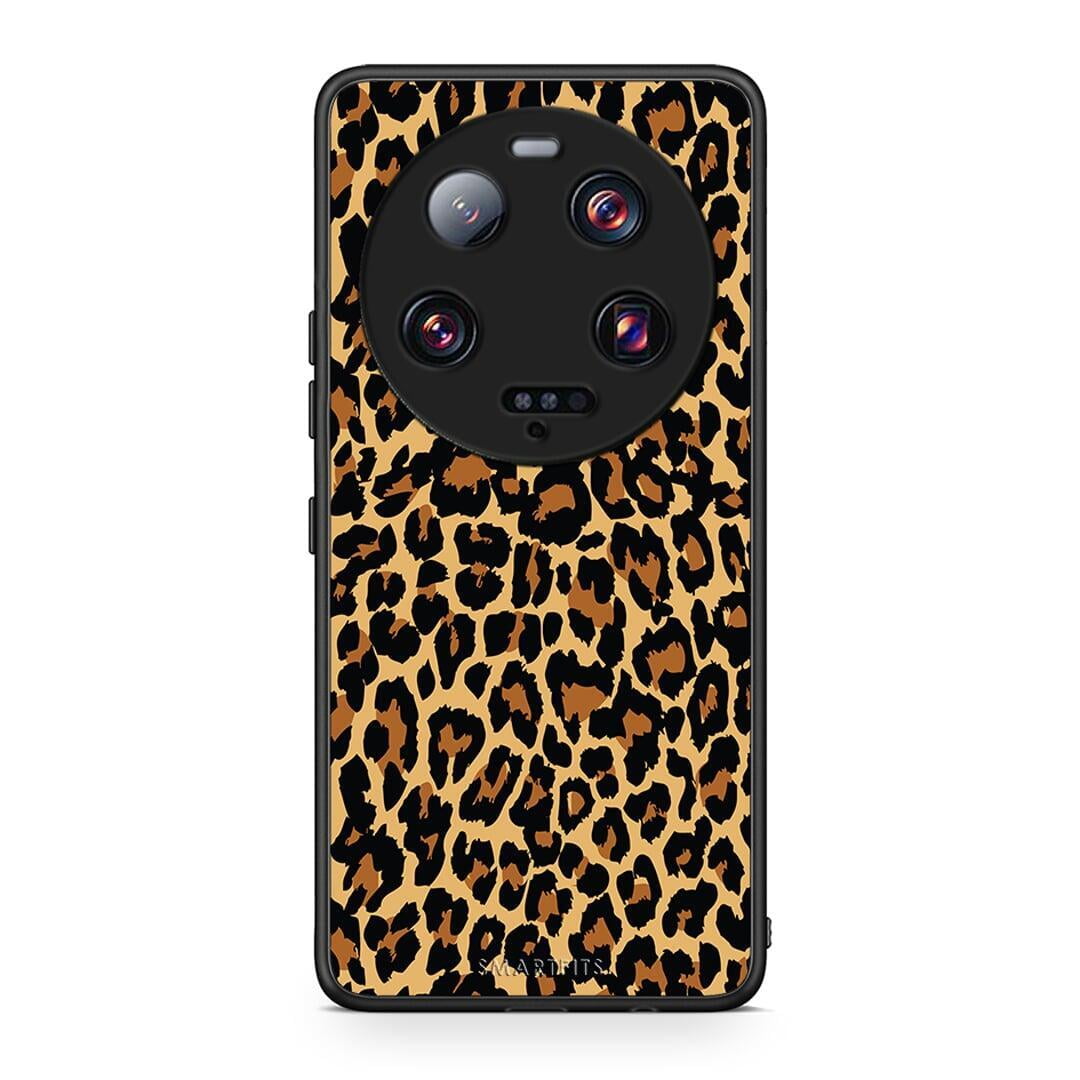 Θήκη Xiaomi 13 Ultra Animal Leopard από τη Smartfits με σχέδιο στο πίσω μέρος και μαύρο περίβλημα | Xiaomi 13 Ultra Animal Leopard Case with Colorful Back and Black Bezels