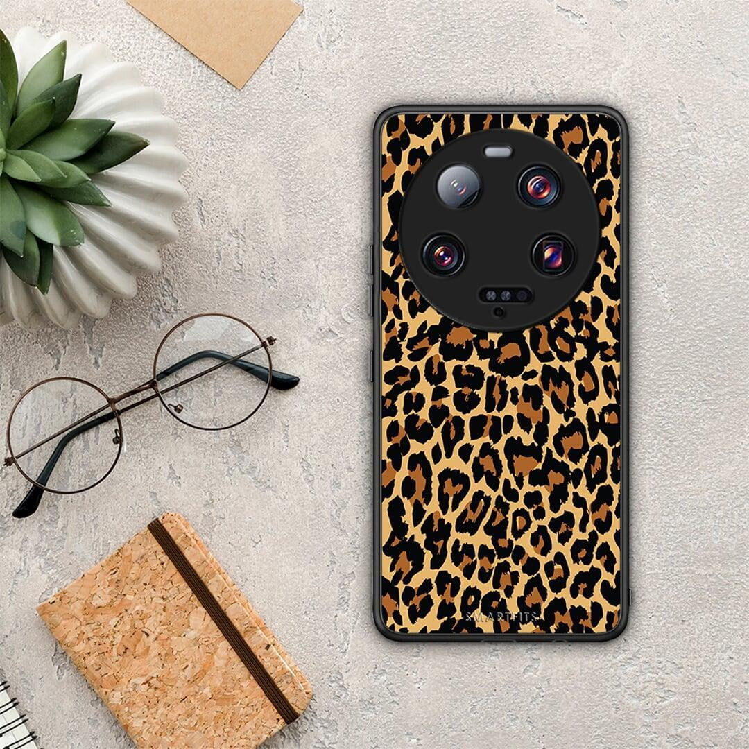 Θήκη Xiaomi 13 Ultra Animal Leopard από τη Smartfits με σχέδιο στο πίσω μέρος και μαύρο περίβλημα | Xiaomi 13 Ultra Animal Leopard Case with Colorful Back and Black Bezels