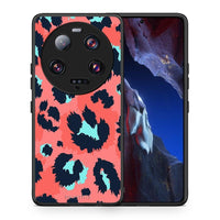 Thumbnail for Θήκη Xiaomi 13 Ultra Animal Pink Leopard από τη Smartfits με σχέδιο στο πίσω μέρος και μαύρο περίβλημα | Xiaomi 13 Ultra Animal Pink Leopard Case with Colorful Back and Black Bezels