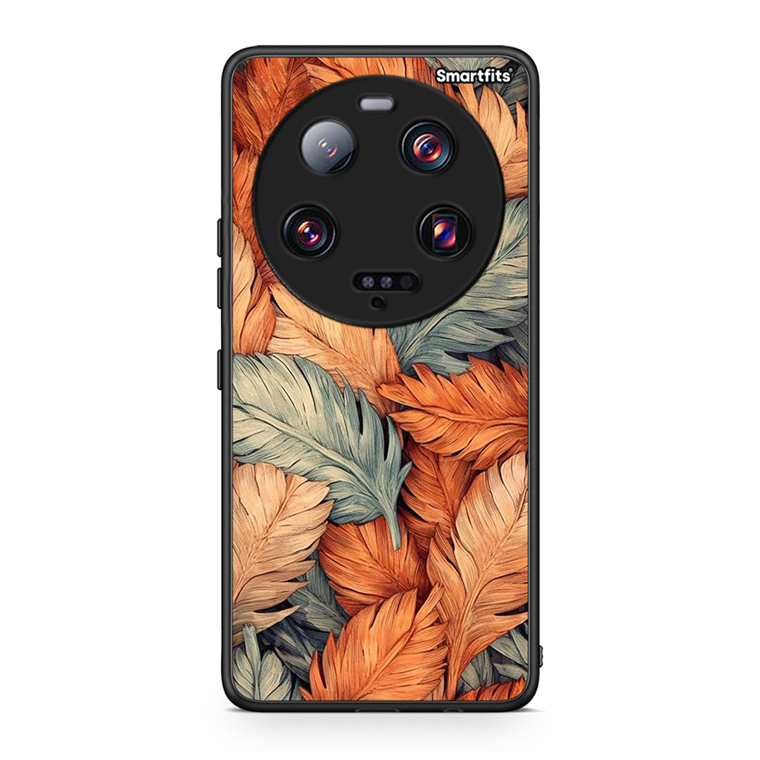 Θήκη Xiaomi 13 Ultra Autumn Leaves από τη Smartfits με σχέδιο στο πίσω μέρος και μαύρο περίβλημα | Xiaomi 13 Ultra Autumn Leaves Case with Colorful Back and Black Bezels