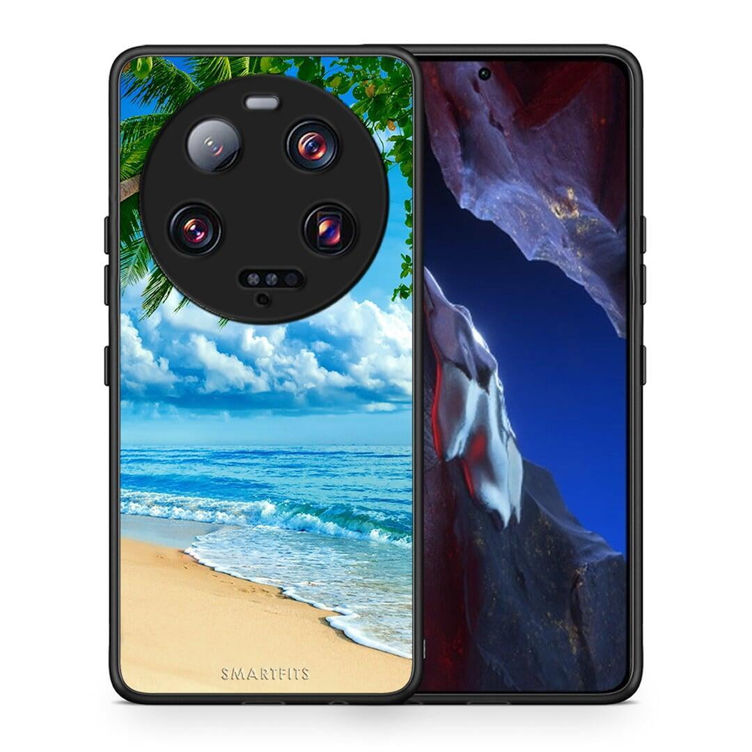 Θήκη Xiaomi 13 Ultra Beautiful Beach από τη Smartfits με σχέδιο στο πίσω μέρος και μαύρο περίβλημα | Xiaomi 13 Ultra Beautiful Beach Case with Colorful Back and Black Bezels