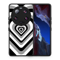 Thumbnail for Θήκη Xiaomi 13 Ultra Black Hearts από τη Smartfits με σχέδιο στο πίσω μέρος και μαύρο περίβλημα | Xiaomi 13 Ultra Black Hearts Case with Colorful Back and Black Bezels