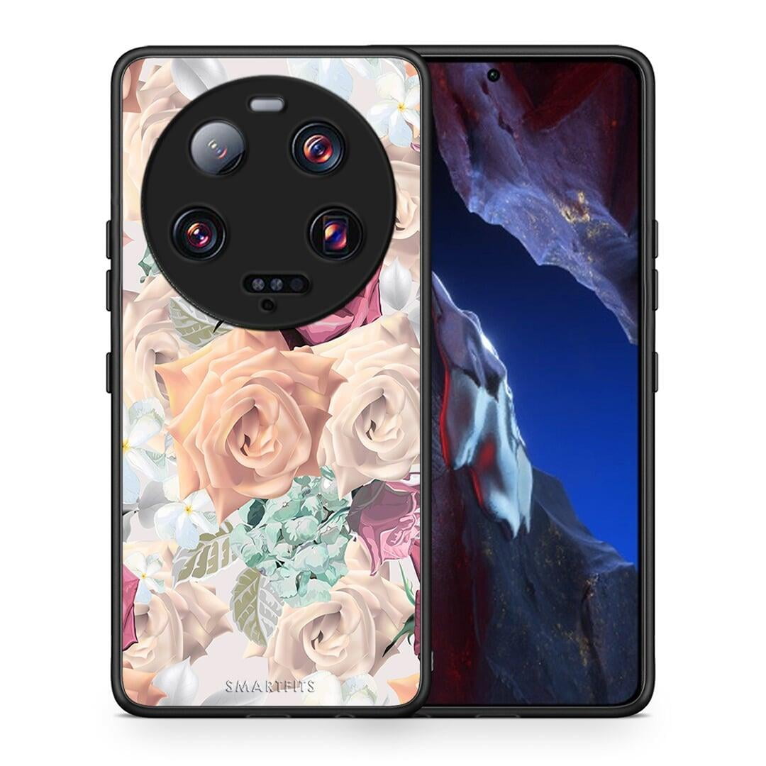 Θήκη Xiaomi 13 Ultra Floral Bouquet από τη Smartfits με σχέδιο στο πίσω μέρος και μαύρο περίβλημα | Xiaomi 13 Ultra Floral Bouquet Case with Colorful Back and Black Bezels