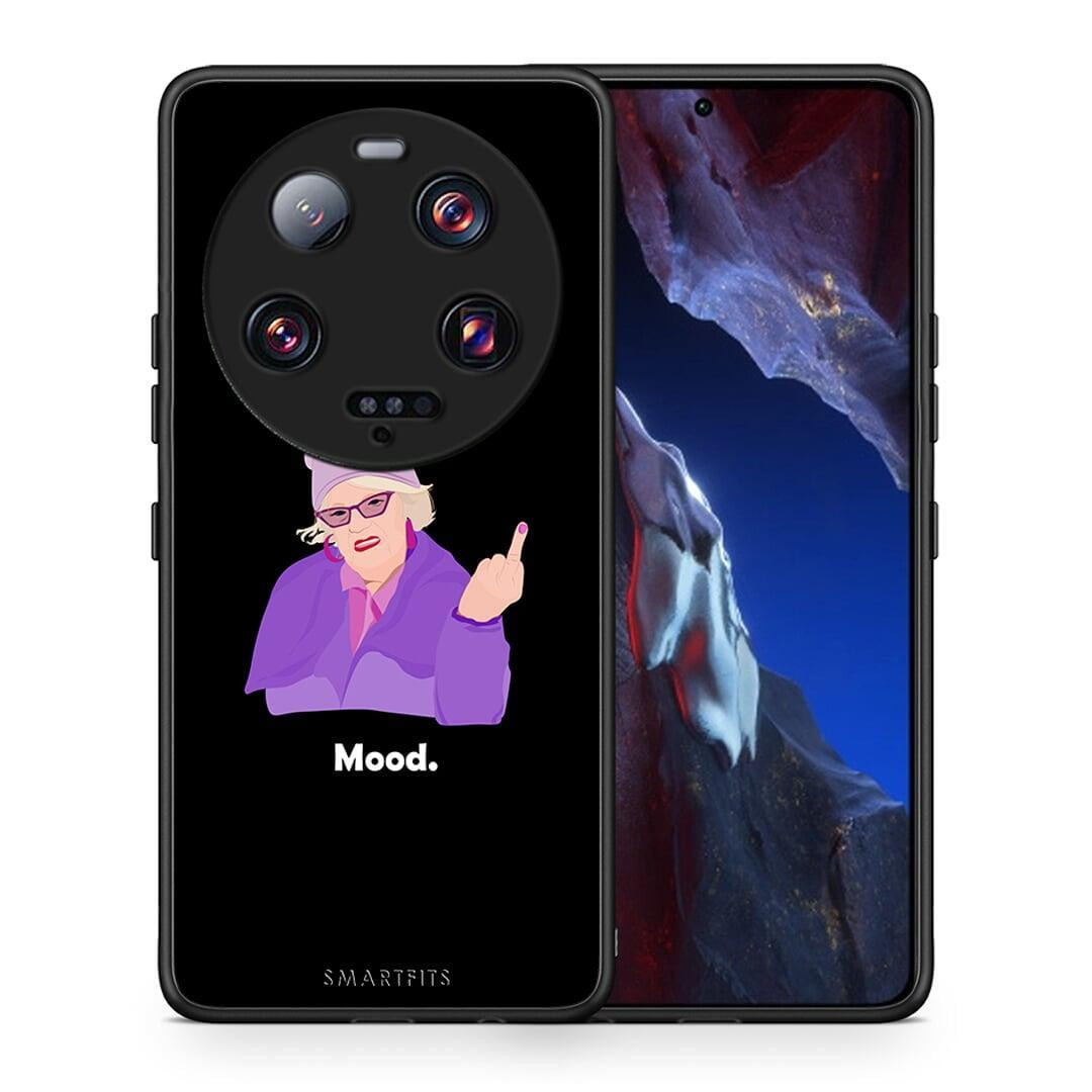 Θήκη Xiaomi 13 Ultra Grandma Mood Black από τη Smartfits με σχέδιο στο πίσω μέρος και μαύρο περίβλημα | Xiaomi 13 Ultra Grandma Mood Black Case with Colorful Back and Black Bezels