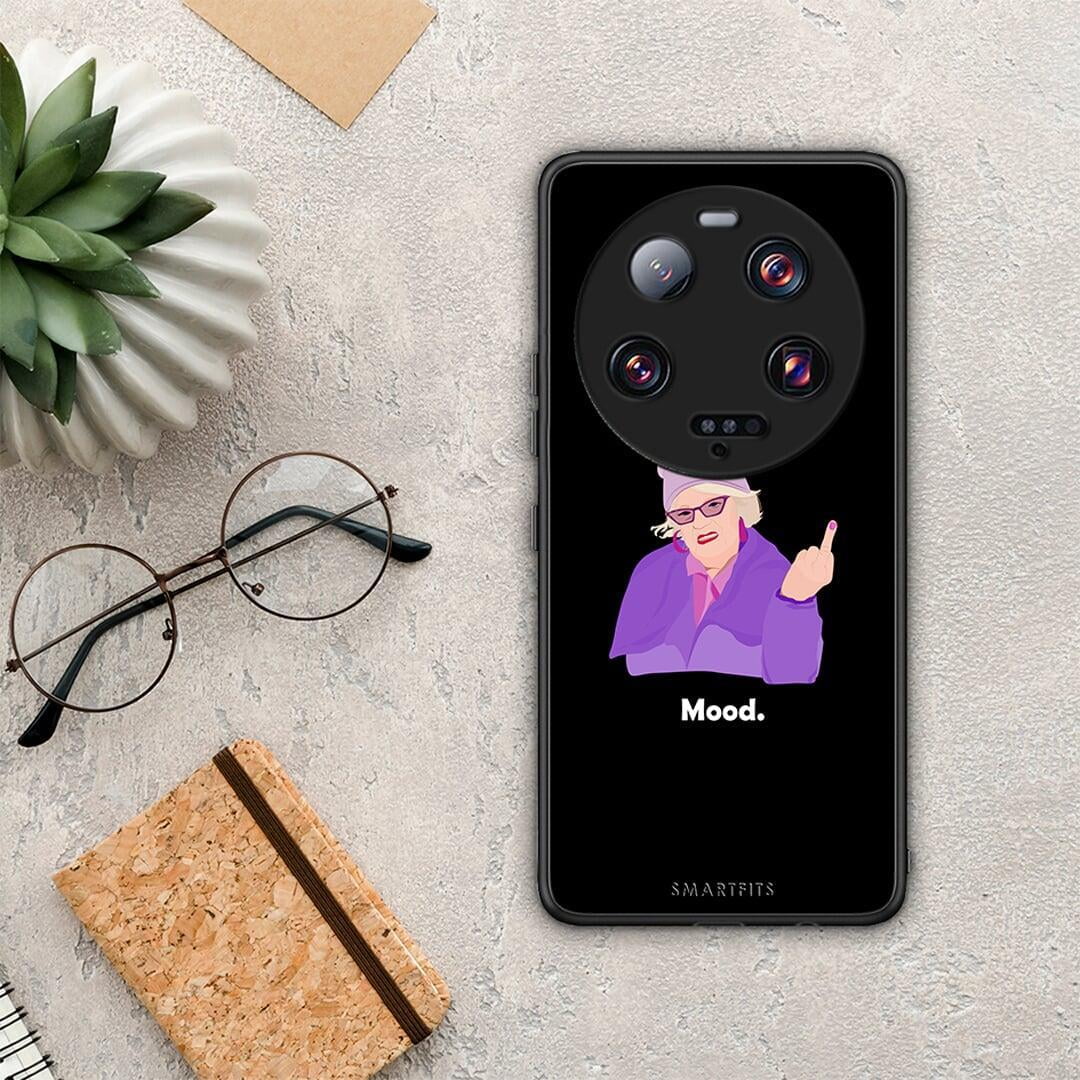 Θήκη Xiaomi 13 Ultra Grandma Mood Black από τη Smartfits με σχέδιο στο πίσω μέρος και μαύρο περίβλημα | Xiaomi 13 Ultra Grandma Mood Black Case with Colorful Back and Black Bezels