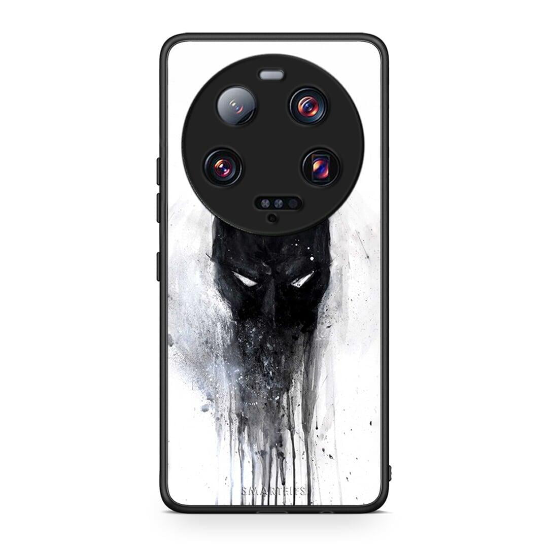 Θήκη Xiaomi 13 Ultra Hero Paint Bat από τη Smartfits με σχέδιο στο πίσω μέρος και μαύρο περίβλημα | Xiaomi 13 Ultra Hero Paint Bat Case with Colorful Back and Black Bezels