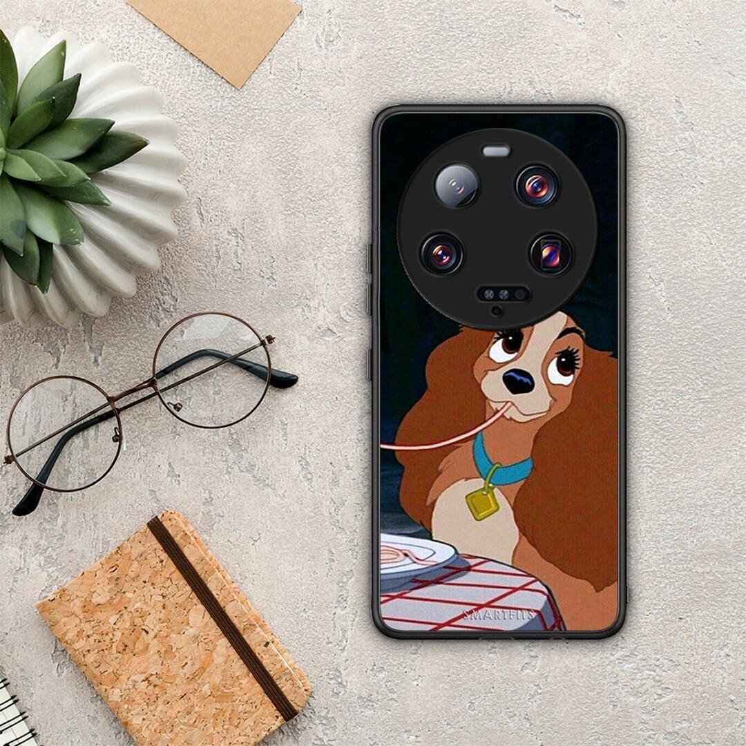 Θήκη Xiaomi 13 Ultra Lady And Tramp 2 από τη Smartfits με σχέδιο στο πίσω μέρος και μαύρο περίβλημα | Xiaomi 13 Ultra Lady And Tramp 2 Case with Colorful Back and Black Bezels