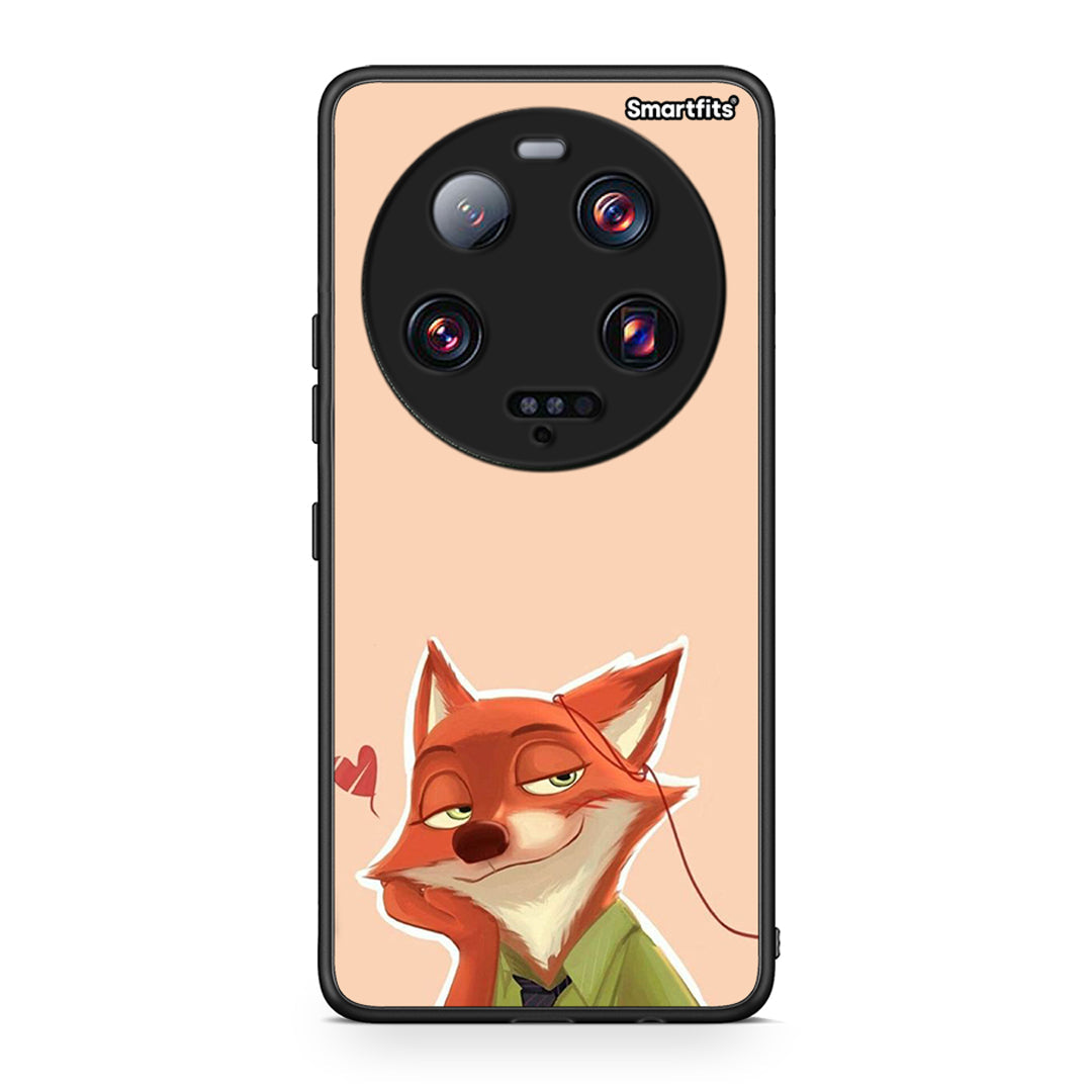 Θήκη Xiaomi 13 Ultra Nick Wilde And Judy Hopps Love 1 από τη Smartfits με σχέδιο στο πίσω μέρος και μαύρο περίβλημα | Xiaomi 13 Ultra Nick Wilde And Judy Hopps Love 1 Case with Colorful Back and Black Bezels