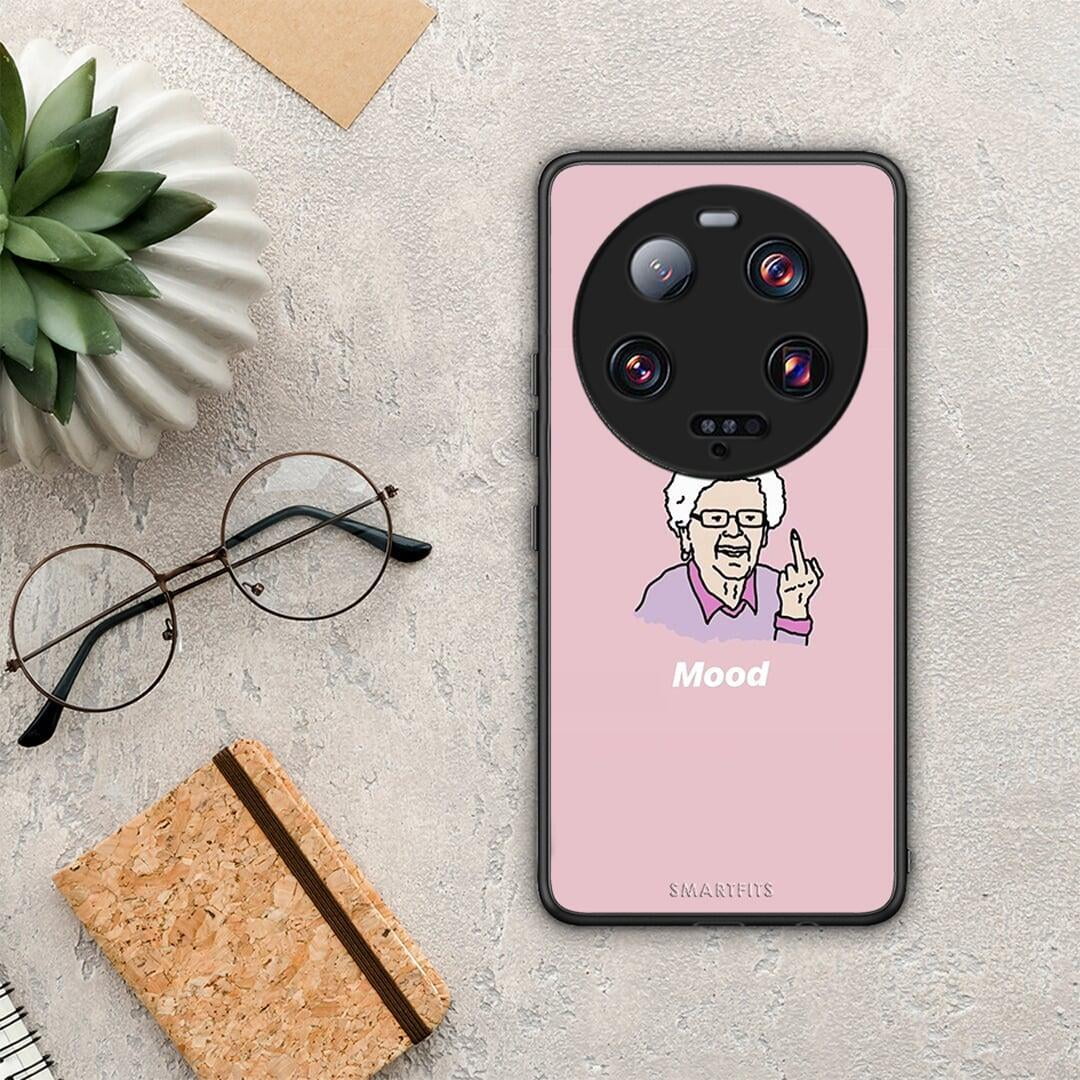 Θήκη Xiaomi 13 Ultra PopArt Mood από τη Smartfits με σχέδιο στο πίσω μέρος και μαύρο περίβλημα | Xiaomi 13 Ultra PopArt Mood Case with Colorful Back and Black Bezels