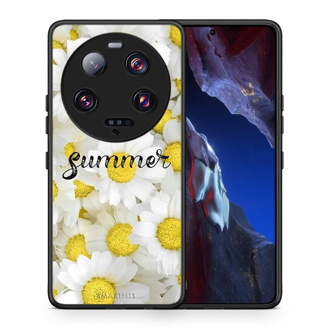 Θήκη Xiaomi 13 Ultra Summer Daisies από τη Smartfits με σχέδιο στο πίσω μέρος και μαύρο περίβλημα | Xiaomi 13 Ultra Summer Daisies Case with Colorful Back and Black Bezels