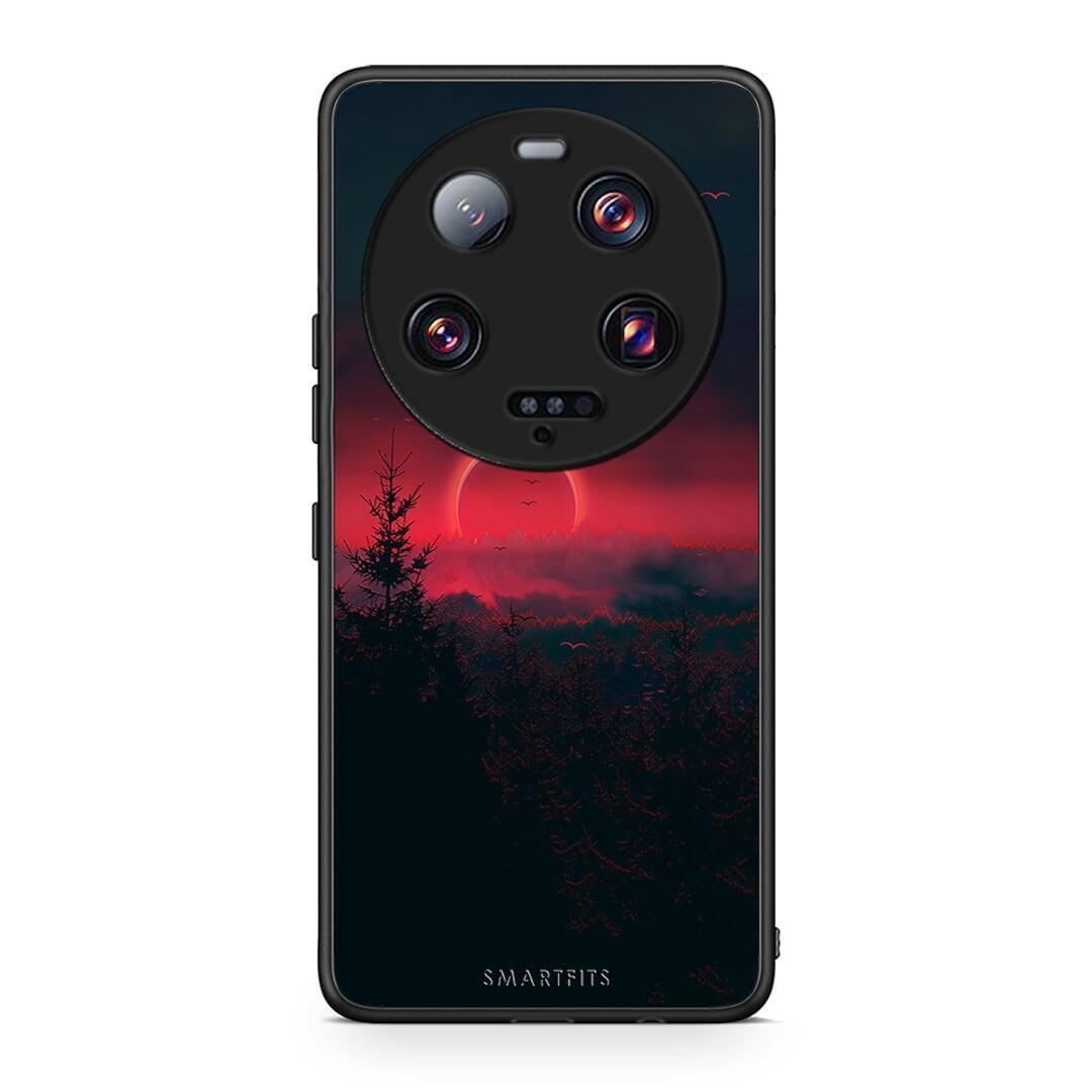 Θήκη Xiaomi 13 Ultra Tropic Sunset από τη Smartfits με σχέδιο στο πίσω μέρος και μαύρο περίβλημα | Xiaomi 13 Ultra Tropic Sunset Case with Colorful Back and Black Bezels