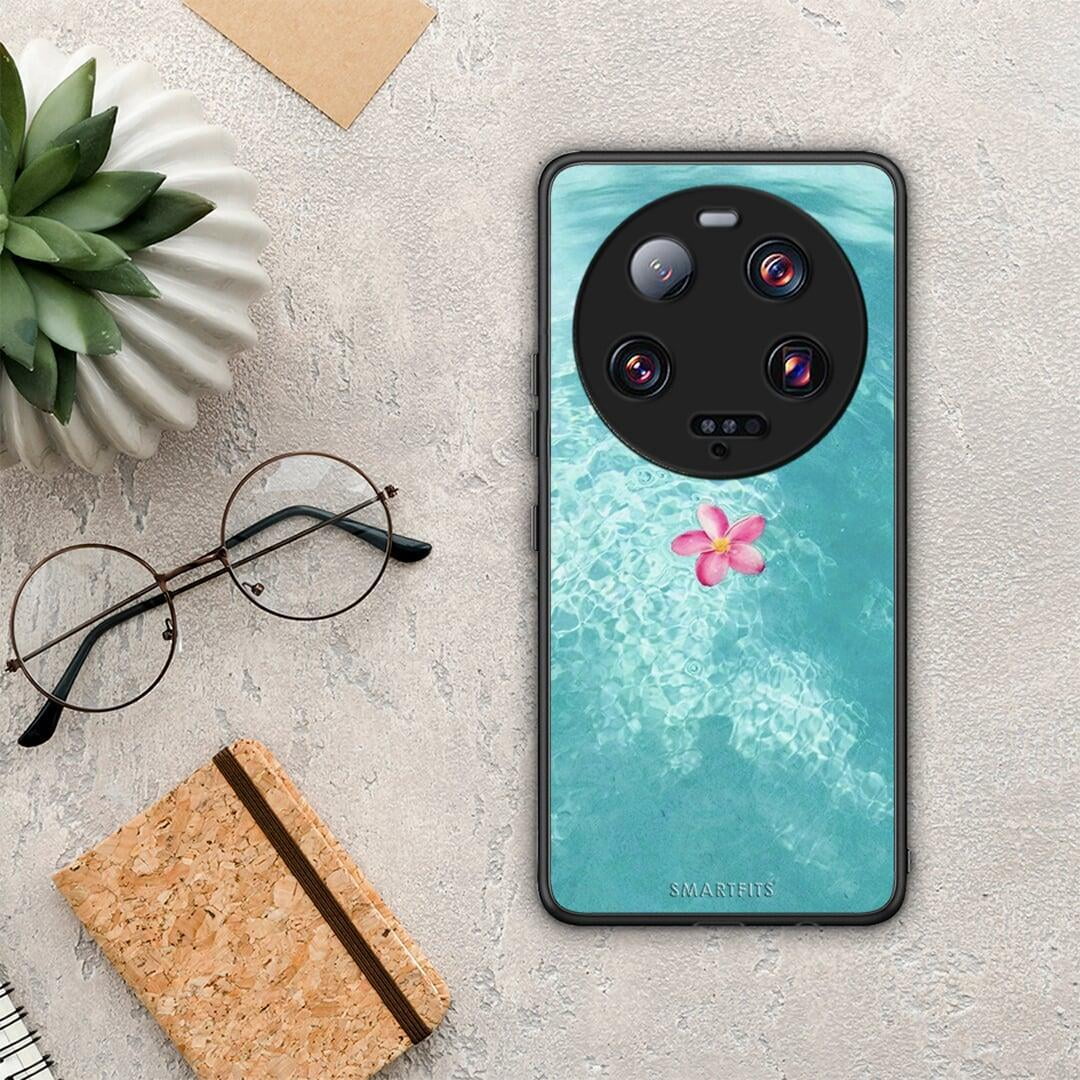 Θήκη Xiaomi 13 Ultra Water Flower από τη Smartfits με σχέδιο στο πίσω μέρος και μαύρο περίβλημα | Xiaomi 13 Ultra Water Flower Case with Colorful Back and Black Bezels