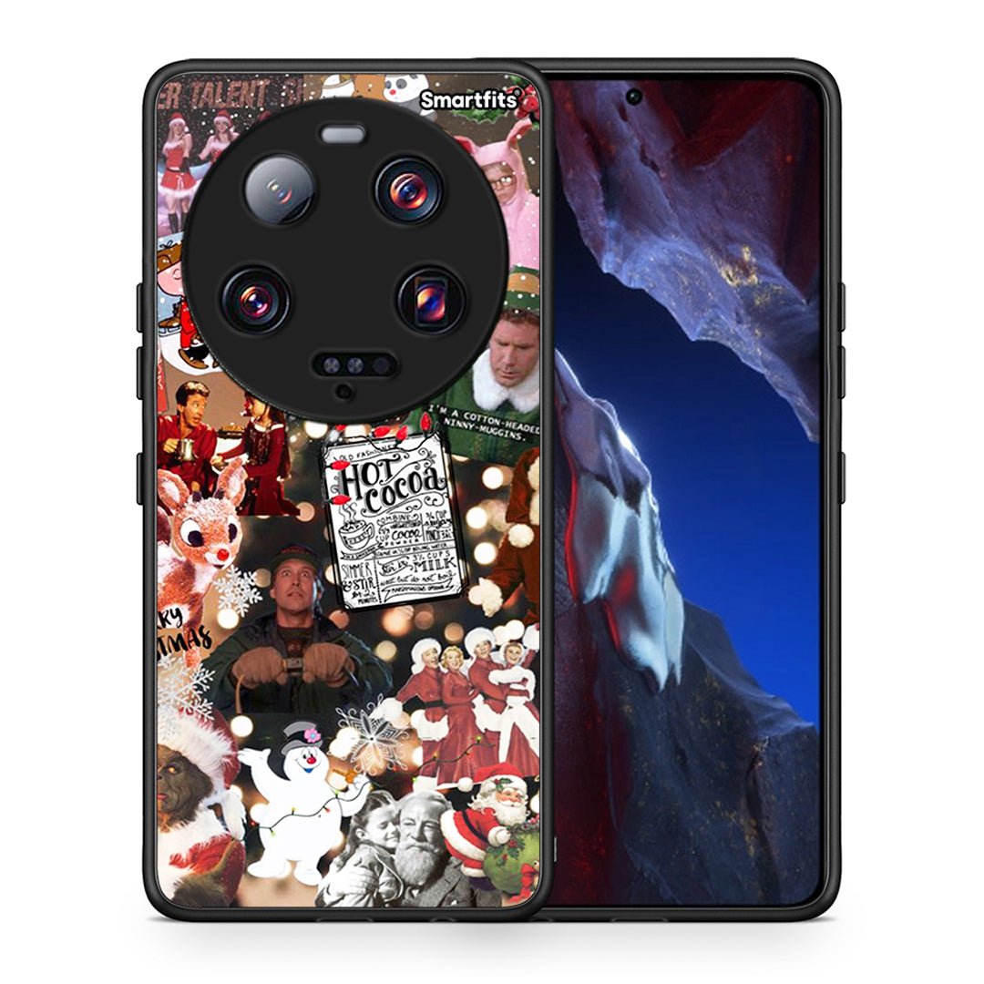 Θήκη Xiaomi 13 Ultra Xmas Movies από τη Smartfits με σχέδιο στο πίσω μέρος και μαύρο περίβλημα | Xiaomi 13 Ultra Xmas Movies Case with Colorful Back and Black Bezels