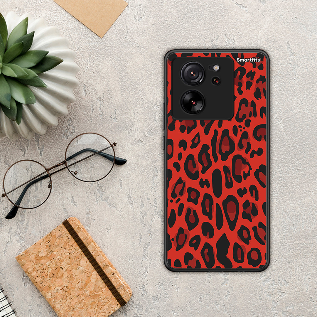 Animal Red Leopard - Xiaomi 13T case