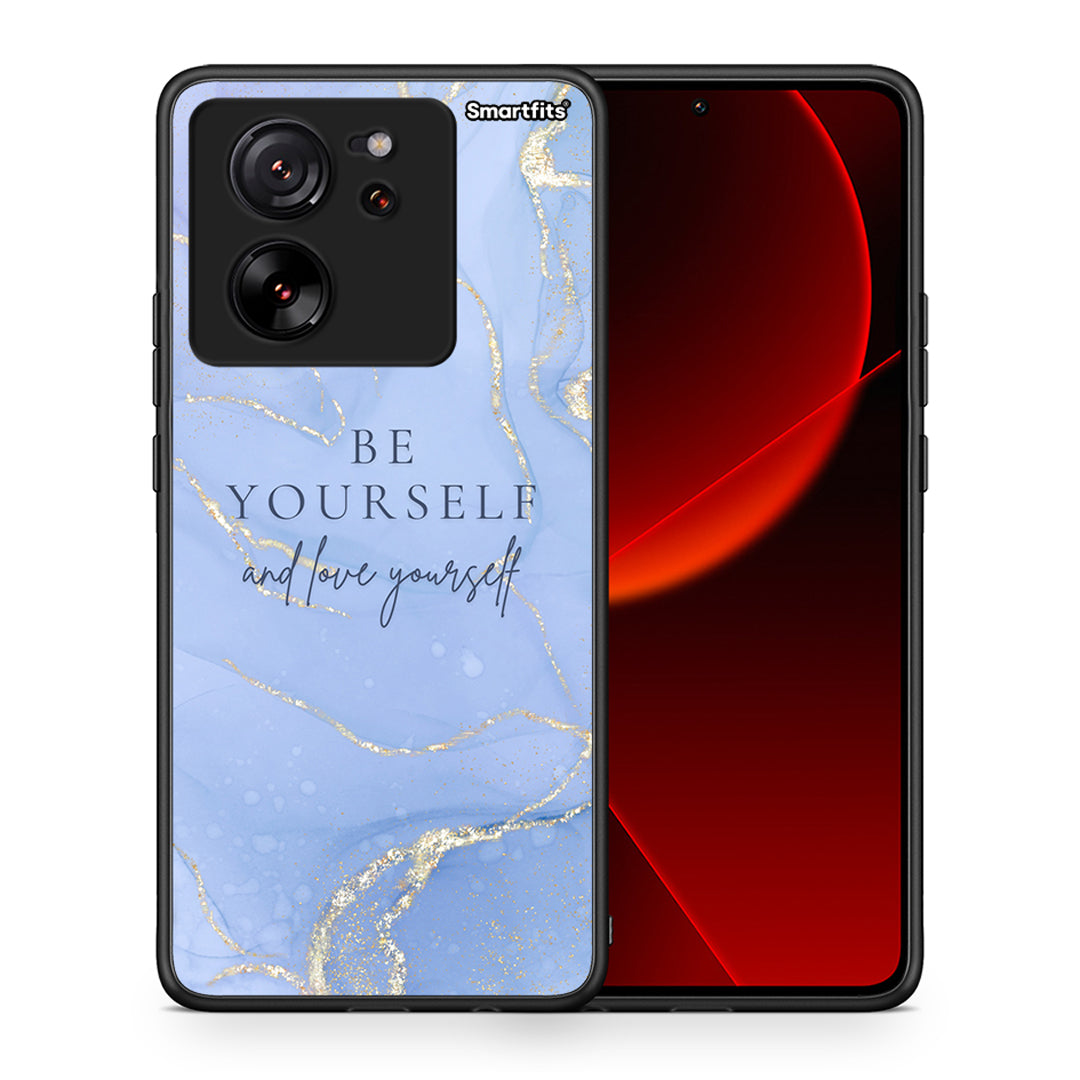 Θήκη Xiaomi 13T Be Yourself από τη Smartfits με σχέδιο στο πίσω μέρος και μαύρο περίβλημα | Xiaomi 13T Be Yourself case with colorful back and black bezels