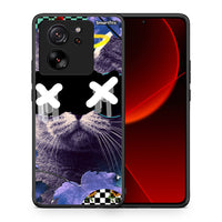 Thumbnail for Θήκη Xiaomi 13T Cat Collage από τη Smartfits με σχέδιο στο πίσω μέρος και μαύρο περίβλημα | Xiaomi 13T Cat Collage case with colorful back and black bezels